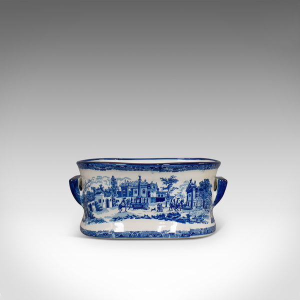 Large Vintage Champagne Cooler, French, Ceramic, Decorative, Serving, Bowl - London Fine Antiques