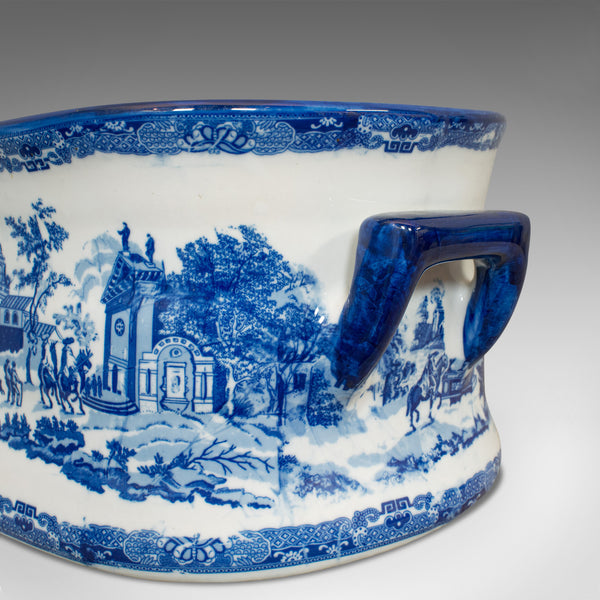 Large Vintage Champagne Cooler, French, Ceramic, Decorative, Serving, Bowl - London Fine Antiques