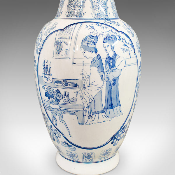 Vintage Arita Vase, Japanese, Ceramic, Painted, Decorative, Urn, Flower, C.1940 - London Fine Antiques