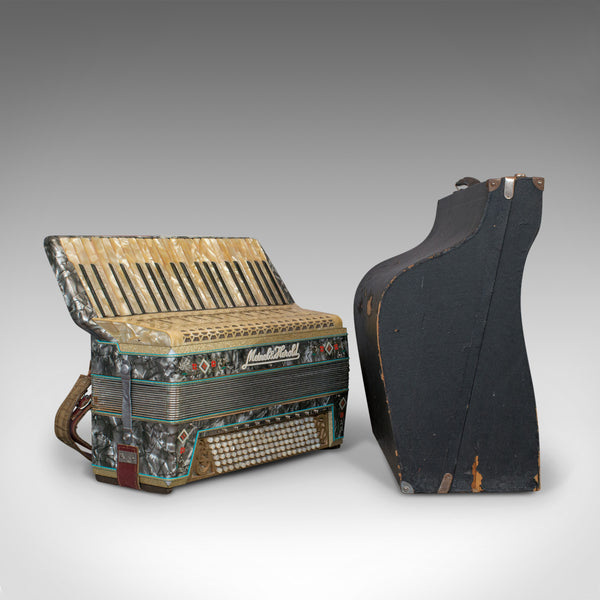 Vintage Piano Accordion, German, Squeezebox, Meinel and Herold, Dix Reeds - London Fine Antiques