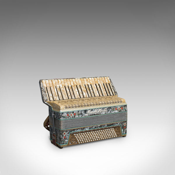 Vintage Piano Accordion, German, Squeezebox, Meinel and Herold, Dix Reeds - London Fine Antiques