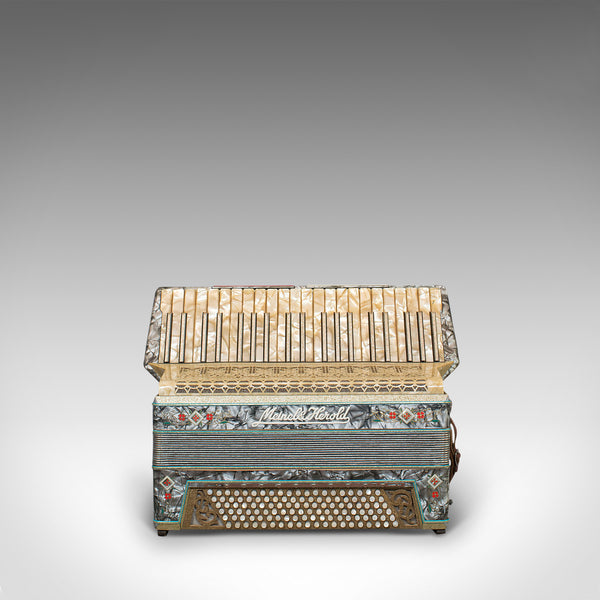 Vintage Piano Accordion, German, Squeezebox, Meinel and Herold, Dix Reeds - London Fine Antiques