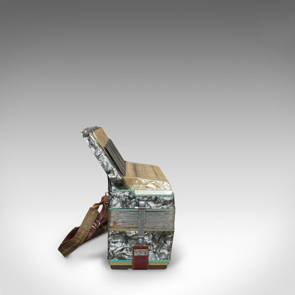 Vintage Piano Accordion, German, Squeezebox, Meinel and Herold, Dix Reeds - London Fine Antiques