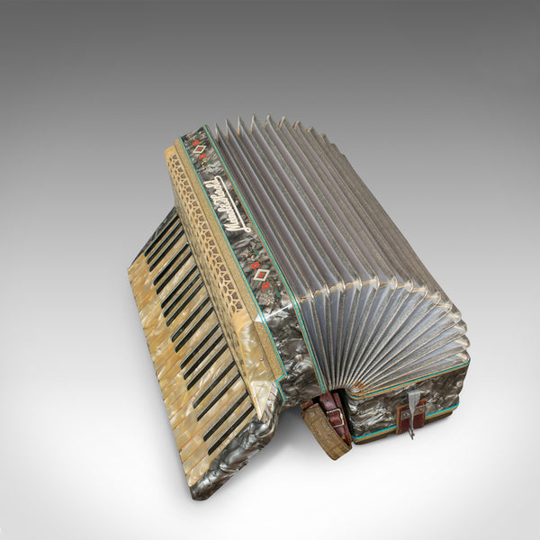 Vintage Piano Accordion, German, Squeezebox, Meinel and Herold, Dix Reeds - London Fine Antiques