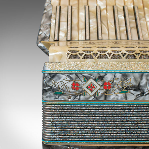 Vintage Piano Accordion, German, Squeezebox, Meinel and Herold, Dix Reeds - London Fine Antiques