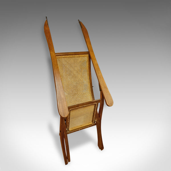 Antique Plantation Chair, Teak, Bergere, Steamer Deck, Garden Lounger, Edwardian - London Fine Antiques