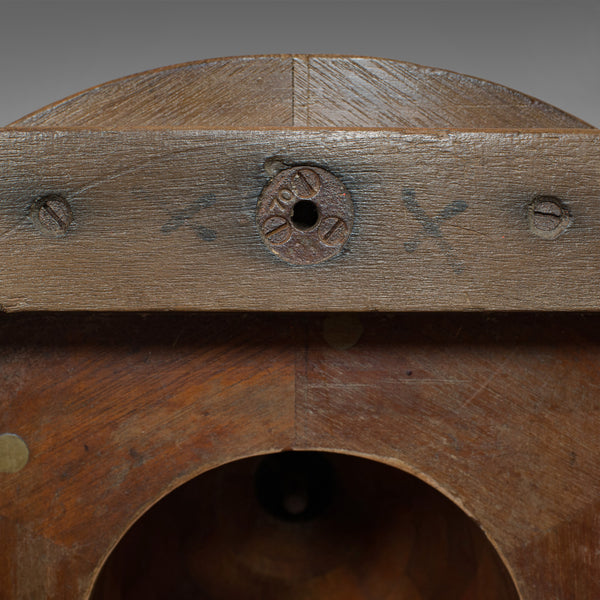 Vintage Mould, English, Mahogany, Maritime, Shipping, Drum, Coffee, Lamp, Table - London Fine Antiques