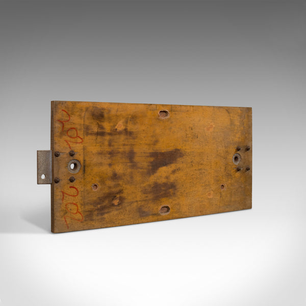 Vintage Casting Impression, English, Mahogany, Mould, Pattern, Decorative, Wall - London Fine Antiques