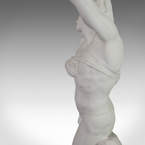 Vintage Statue, Classical Taste, English, Plaster, Male Figure, Display, C20th - London Fine Antiques