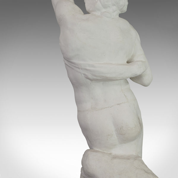 Vintage Statue, Classical Taste, English, Plaster, Male Figure, Display, C20th - London Fine Antiques