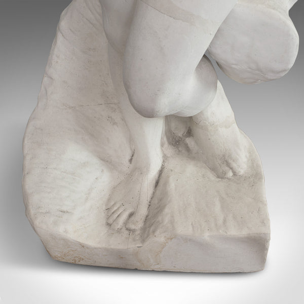 Vintage Statue, Classical Taste, English, Plaster, Male Figure, Display, C20th - London Fine Antiques