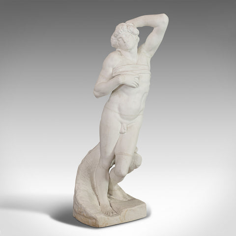 Vintage Statue, Classical Taste, English, Plaster, Male Figure, Display, C20th - London Fine Antiques
