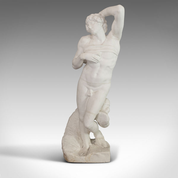 Vintage Statue, Classical Taste, English, Plaster, Male Figure, Display, C20th - London Fine Antiques