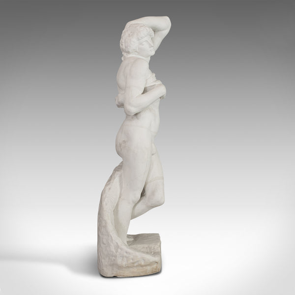 Vintage Statue, Classical Taste, English, Plaster, Male Figure, Display, C20th - London Fine Antiques