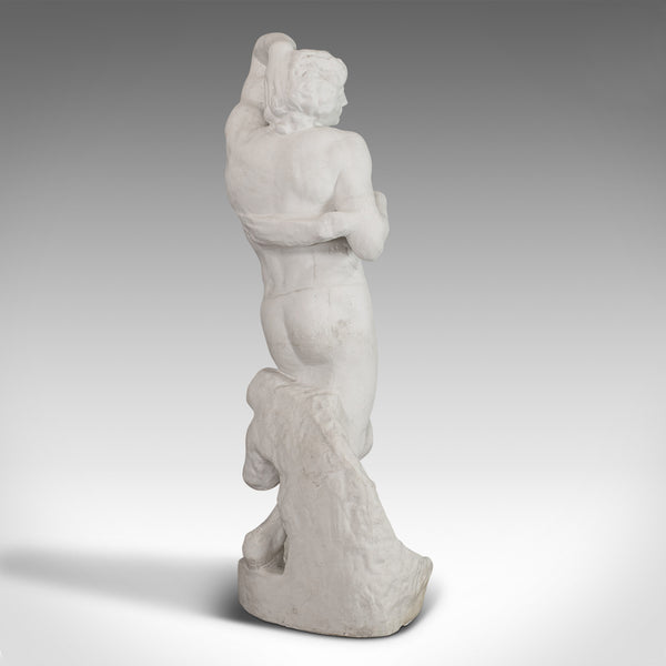 Vintage Statue, Classical Taste, English, Plaster, Male Figure, Display, C20th - London Fine Antiques