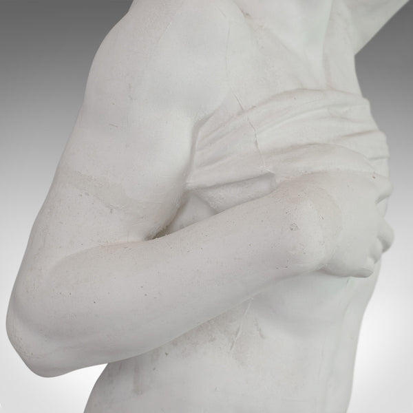 Vintage Statue, Classical Taste, English, Plaster, Male Figure, Display, C20th - London Fine Antiques