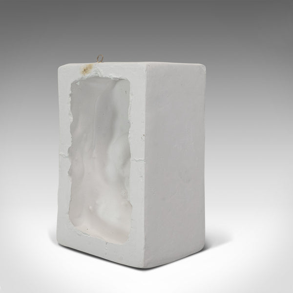 Vintage Ear Sculpture, English, Plaster, Haut Relief, Anatomical Portrait, C20th - London Fine Antiques
