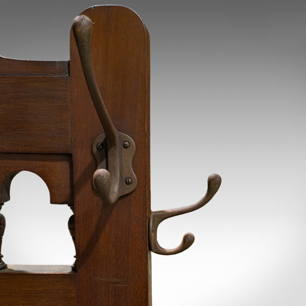 Antique Hall Stand, English, Walnut, Stick, Coat, Hat Stand, Edwardian, C.1910 - London Fine Antiques
