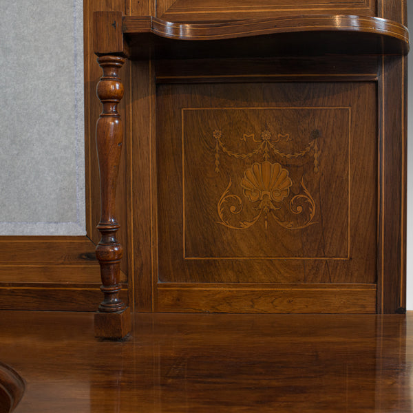 Antique Sideboard, English, Rosewood, Dresser, Boxwood Inlay, Victorian, C.1900 - London Fine Antiques