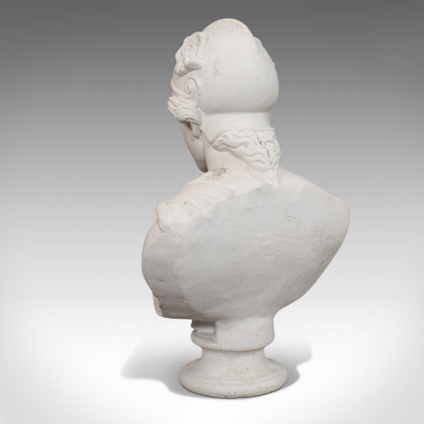 Vintage Ornamental Bust, English, Plaster, Portrait, Roman Woman, 20th Century - London Fine Antiques
