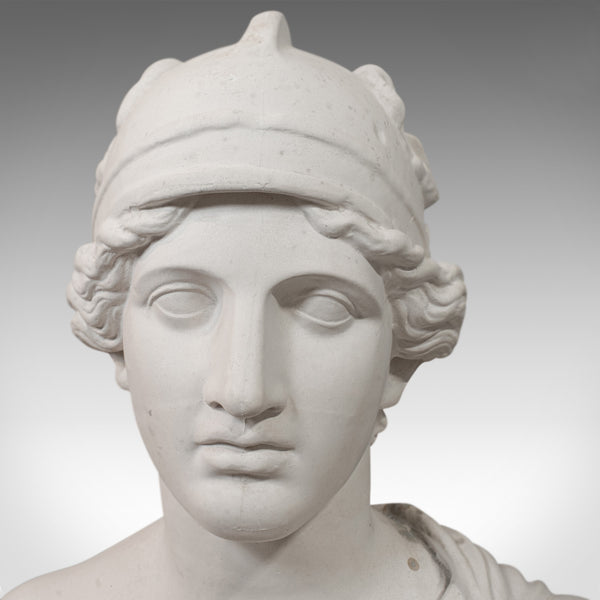 Vintage Ornamental Bust, English, Plaster, Portrait, Roman Woman, 20th Century - London Fine Antiques