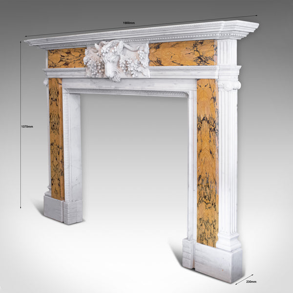 Georgian Revival Marble Fireplace, English, Fire Surround, Dominic Hurley - London Fine Antiques