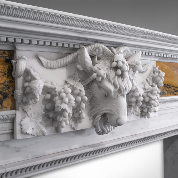 Georgian Revival Marble Fireplace, English, Fire Surround, Dominic Hurley - London Fine Antiques
