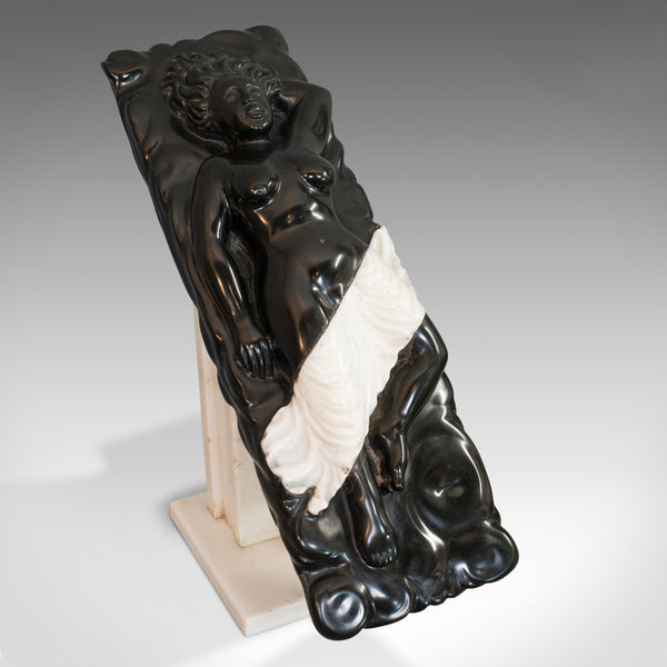 Vintage Decorative Sculpture, English, Marble, Female, Ornament, D. Hurley - London Fine Antiques