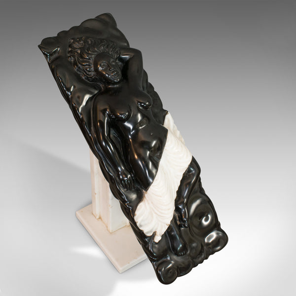 Vintage Decorative Sculpture, English, Marble, Female, Ornament, D. Hurley - London Fine Antiques