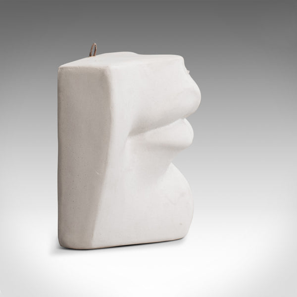Vintage Mouth Ornament, English, Plaster, High Relief, Portrait, Study, C.20th - London Fine Antiques