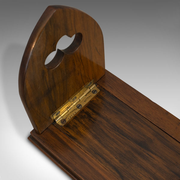 Antique Book Slide, English Rosewood Brass, Bookends, Betjemann, Victorian c1880 - London Fine Antiques