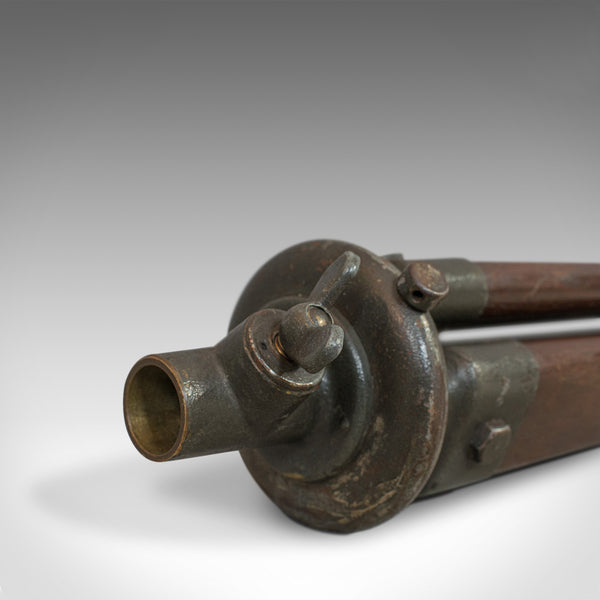 Vintage Telescope Tripod, English, Oak, Bronze, Support Stand, 20th Century - London Fine Antiques