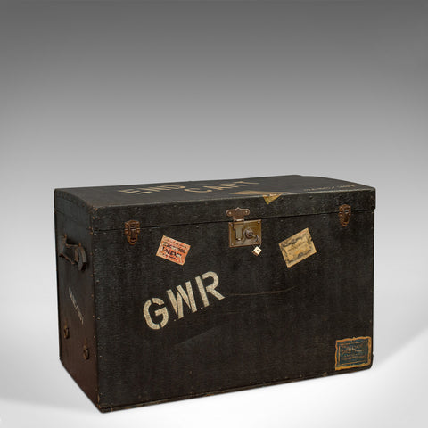 Antique Steamer Chest, English, Drawco, Carriage Trunk, Edwardian, Circa 1910 - London Fine Antiques