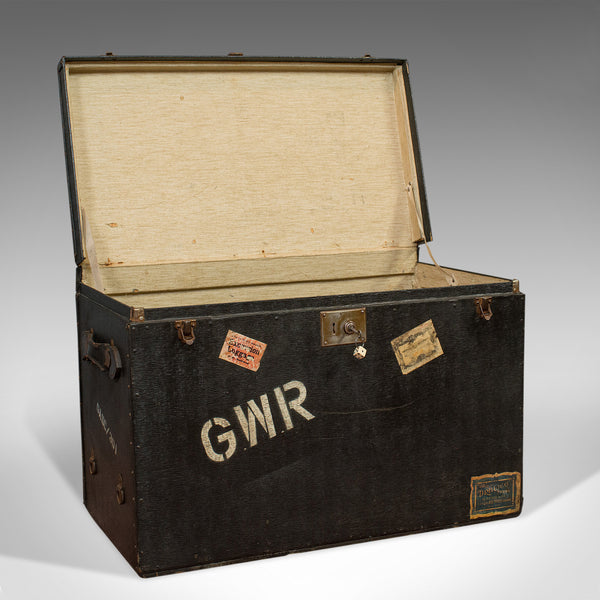 Antique Steamer Chest, English, Drawco, Carriage Trunk, Edwardian, Circa 1910 - London Fine Antiques