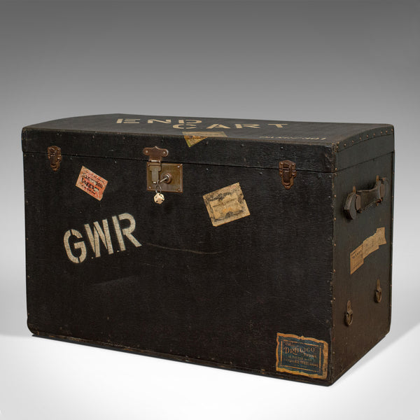Antique Steamer Chest, English, Drawco, Carriage Trunk, Edwardian, Circa 1910 - London Fine Antiques