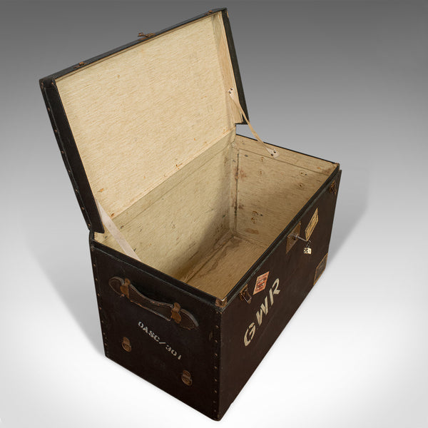 Antique Steamer Chest, English, Drawco, Carriage Trunk, Edwardian, Circa 1910 - London Fine Antiques