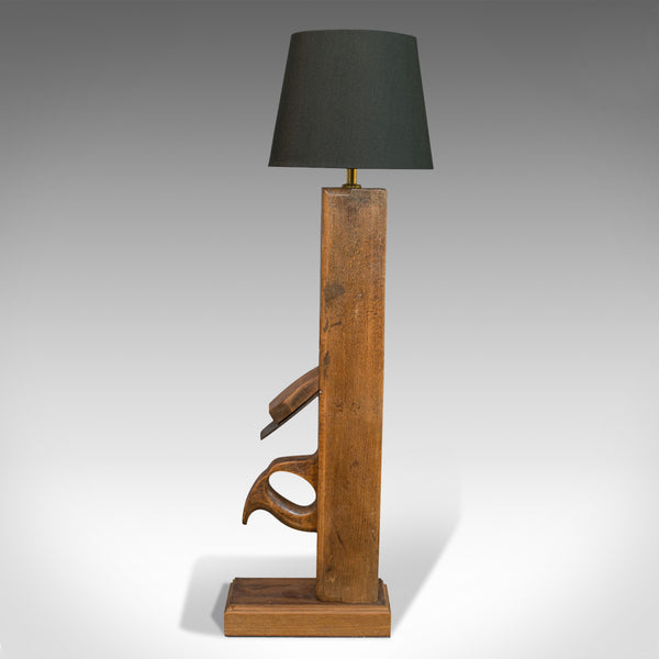 Vintage Table Lamp, English, Beech, Decorative, Light, Bench Plane, 20th Century - London Fine Antiques