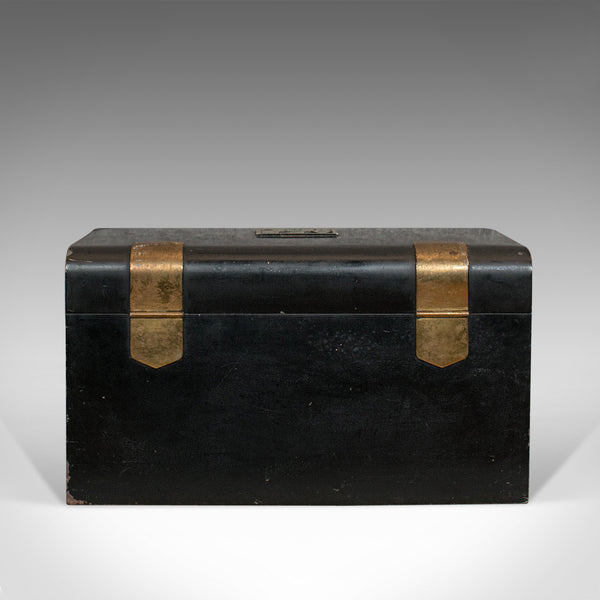 Vintage Deed Box, English, Art Deco, Iron, Document, Deposit, Chest, Circa 1930 - London Fine Antiques