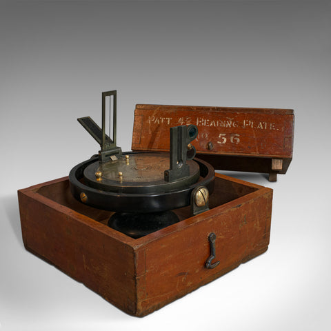 Vintage Ships Bearing Plate, English, Maritime, Compass, Navigation, Ornament - London Fine Antiques