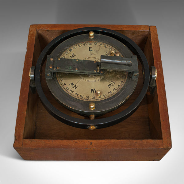 Vintage Ships Bearing Plate, English, Maritime, Compass, Navigation, Ornament - London Fine Antiques