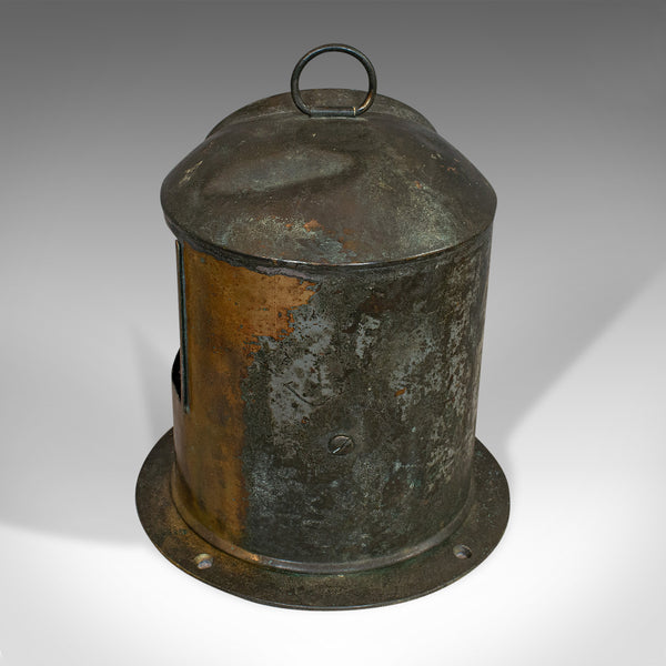 Vintage Binnacle Compass, English, Brass, Maritime, Navigation, Instrument - London Fine Antiques