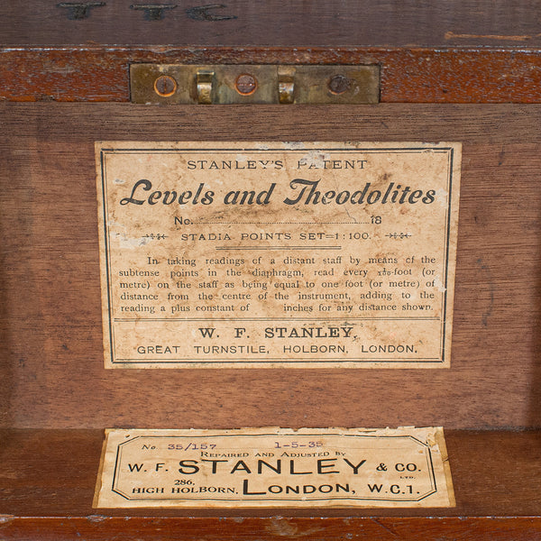 Antique Surveyor's Level, English, Theodolite, Desk, Ornament, William Stanley - London Fine Antiques