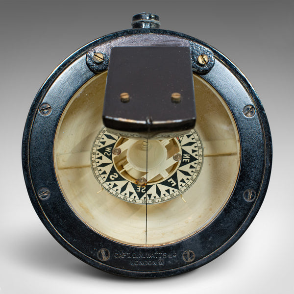 Vintage, Handheld Bearing Compass, English, Oak, Maritime, Navigation, Sestrel - London Fine Antiques