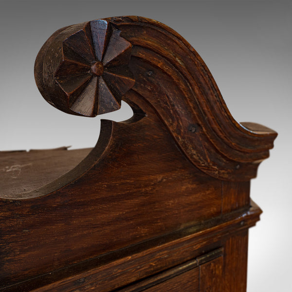 Antique Georgian Corner Cabinet, English, Oak, Wall Hanging Cupboard, Circa 1780 - London Fine Antiques