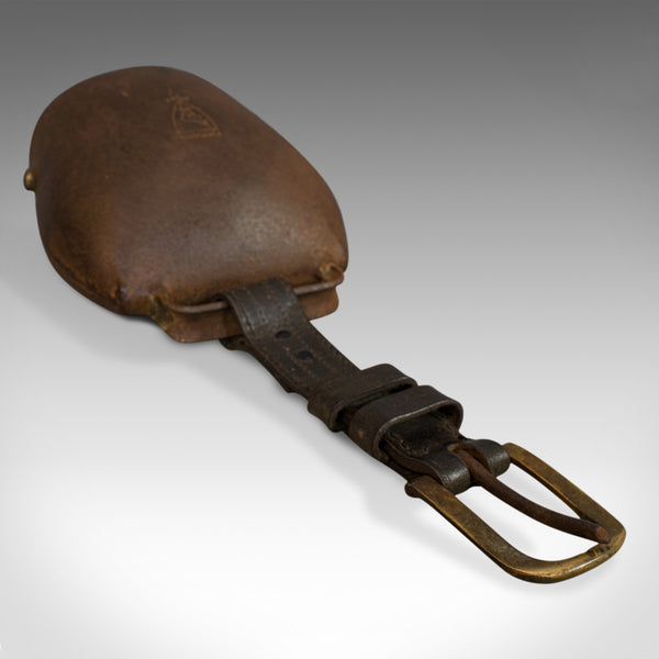 Vintage Bell, Swiss, Tin, Leather, Grade 7, Trychel, Cowbell, Cloche, Firmann - London Fine Antiques