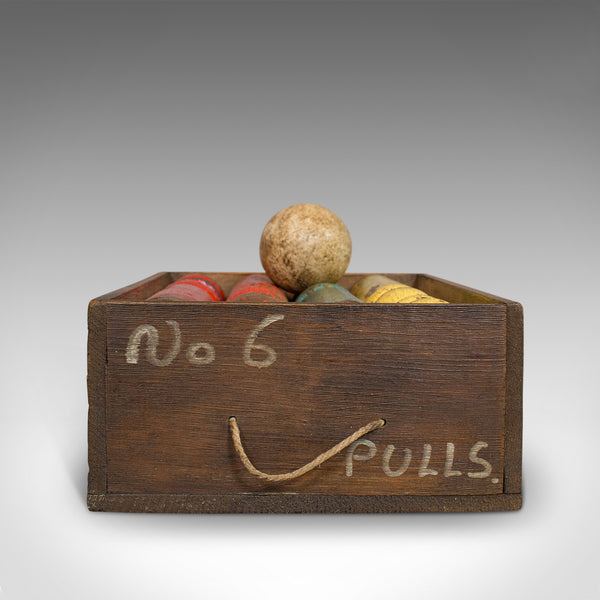Antique Skittles Set, English, Pine, Indoor, Garden, Bowling, Oak, Victorian - London Fine Antiques