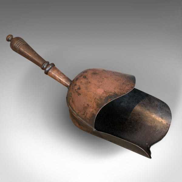Antique Helmet Coal Scuttle, English, Copper, Fireside, Log Bucket, Victorian - London Fine Antiques