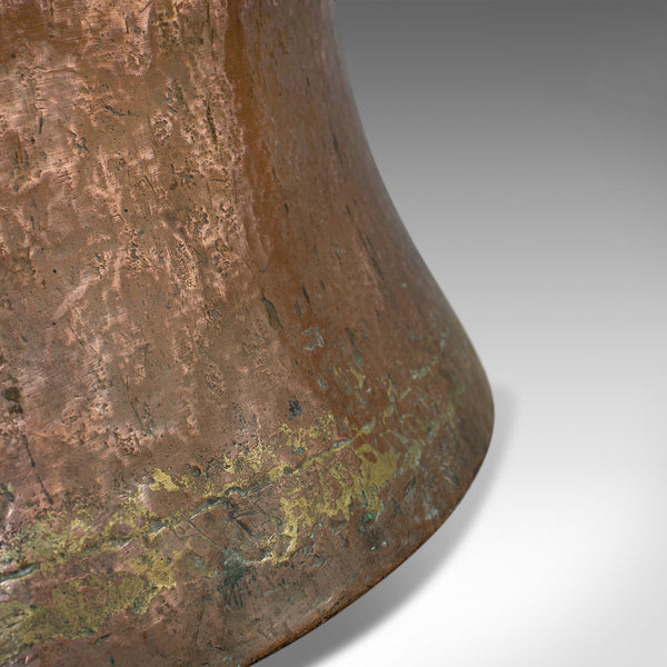 Large Antique Fire Bucket, English, Copper, Fireside, Log, Cauldron, Georgian - London Fine Antiques