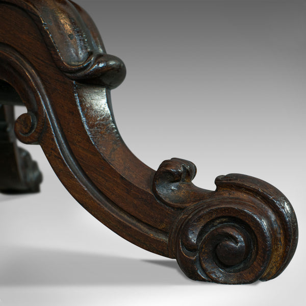 Antique Music Stool, English, Walnut, Adjustable, Piano Recital, 19th Century - London Fine Antiques