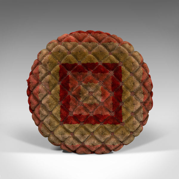 Antique Upholstered Stool, English, Walnut, Footstool, Tabouret, Regency, 1820 - London Fine Antiques